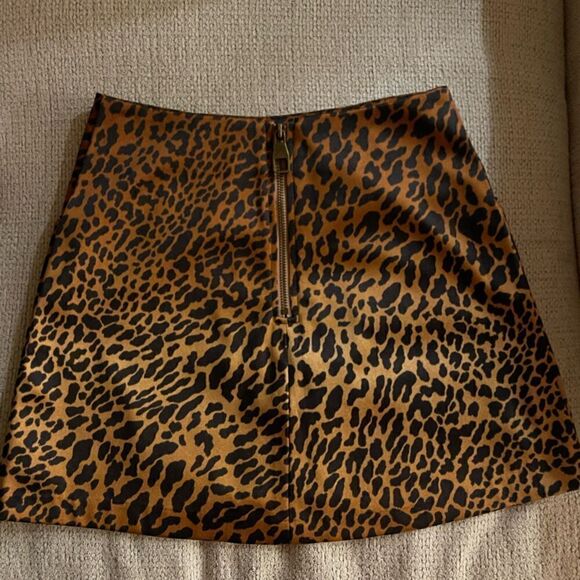 NWOT Urban Outfitters Ecoté Leopard Print Mini Skirt - Picture 7 of 7